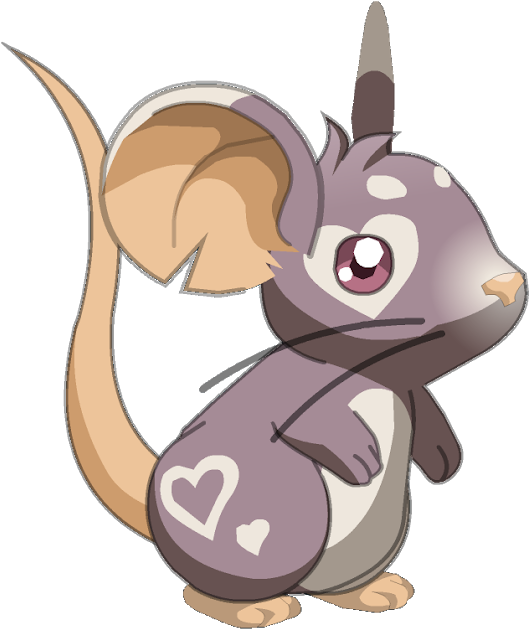 Compre O Pelo De Coração Por - Transformice Mouse (545x640)