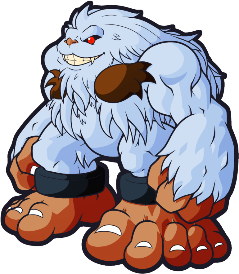 Sasquatch Hd Remix Gn3 By Catchshiro - Darkstalkers Yeti (894x894)