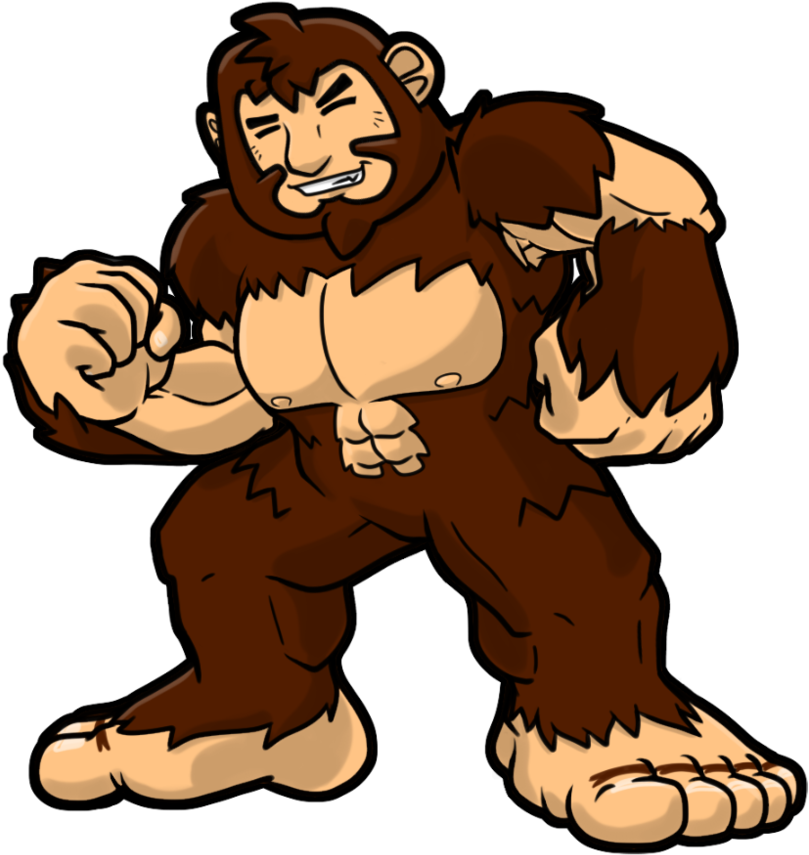Bigfoot 2 By Catchshiro - Bigfoot Png (900x880)