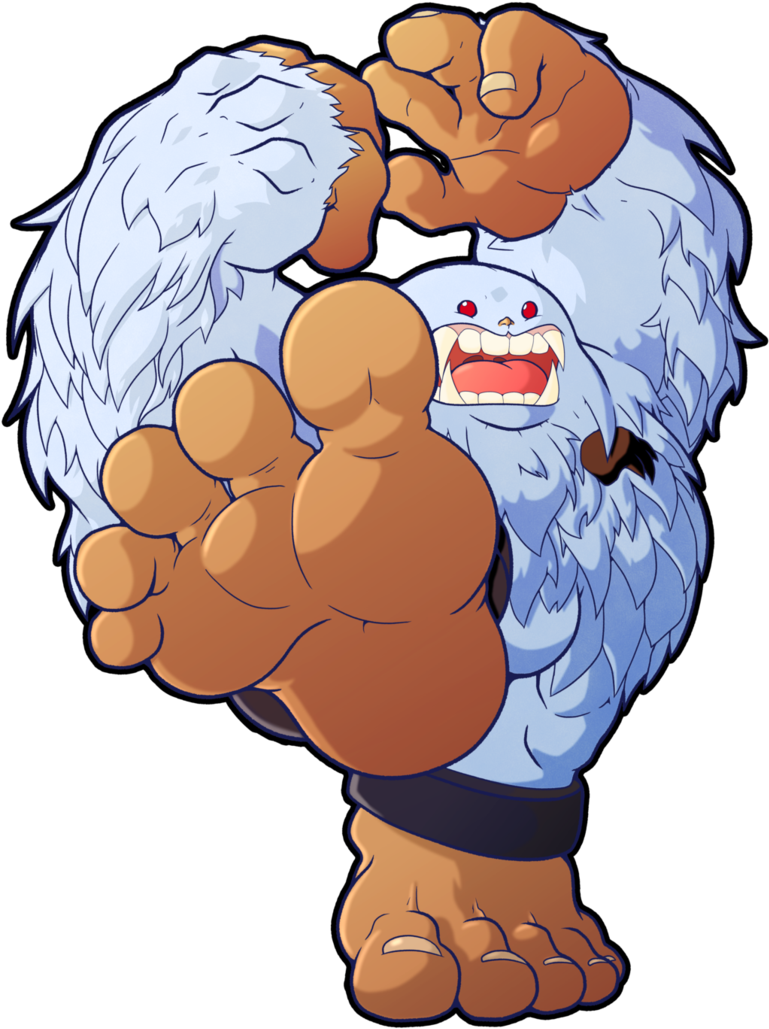 Mighty Sasquatch 2 Gn3 By Catchshiro - Sasquatch Darkstalkers Png (770x1038)