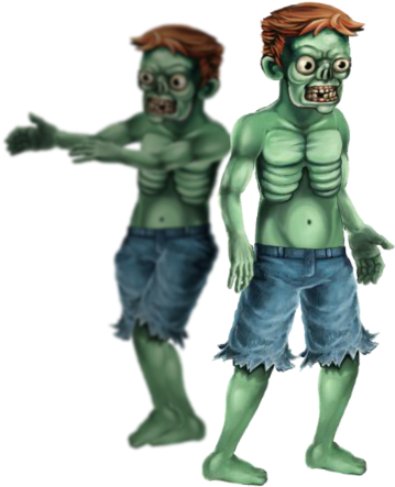 One Ugly Zombie Game Art Character - Figurine (600x500)