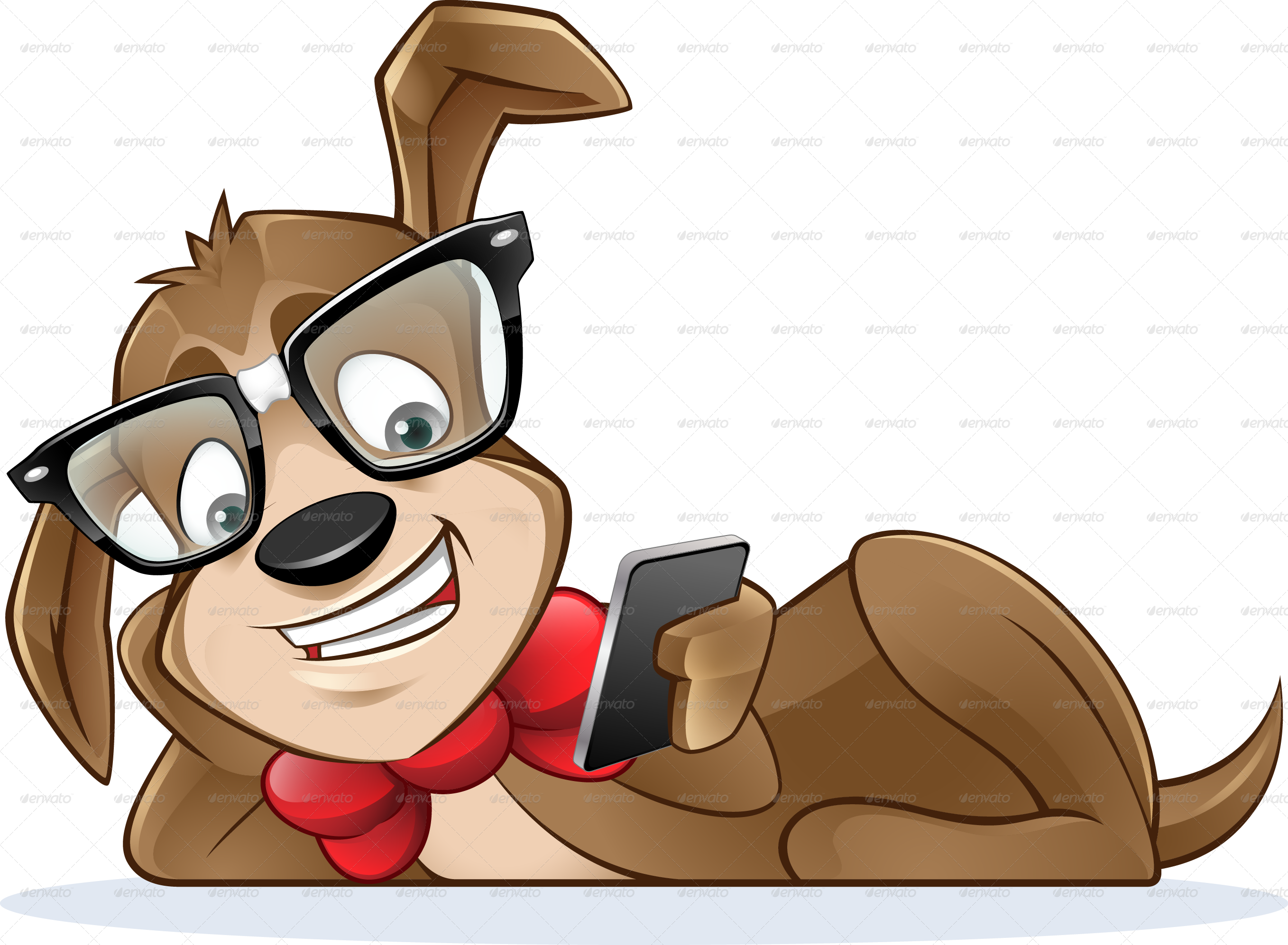 Cute Nerdy Dog - Media And Advertising For Pet Businesses: (2716x1994)