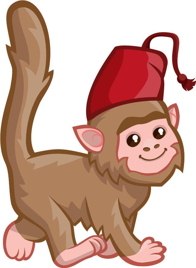Monkey Drawing Hat Clip Art - Monkey Drawing Hat Clip Art (814x925)