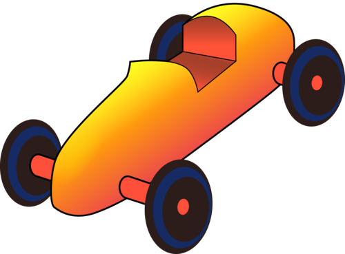 S&w Crafts, Mfg - Pinewood Derby Car Clipart (500x369)