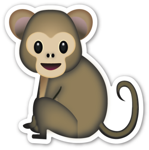 Monkey - Emoticones De Whatsapp Mundo (477x480)