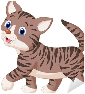Walking Cat Cartoon (400x400)