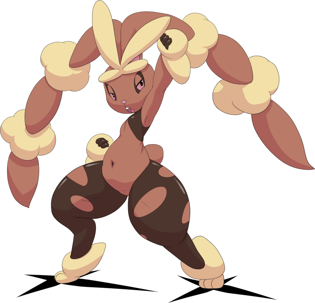Mega Lop By Hybridprojectalpha Mega Lop By Hybridprojectalpha - Mega Lopunny Fat (1024x983)