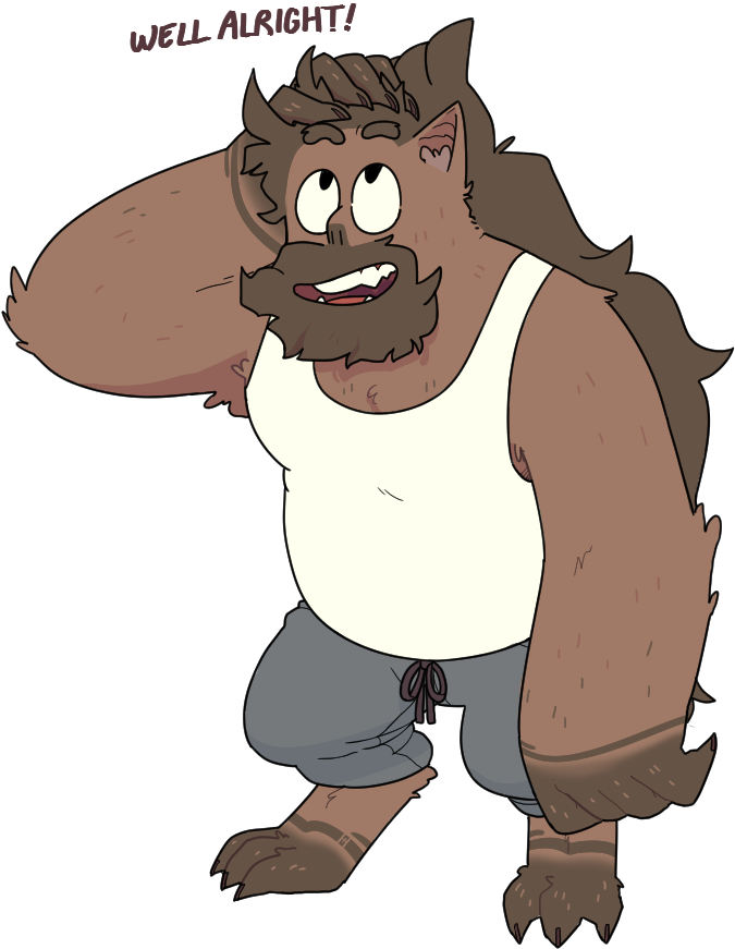 Dog Wolverine Canidae Mammal Dog Like Mammal Cartoon - Werewolf Greg Steven Universe (780x885)