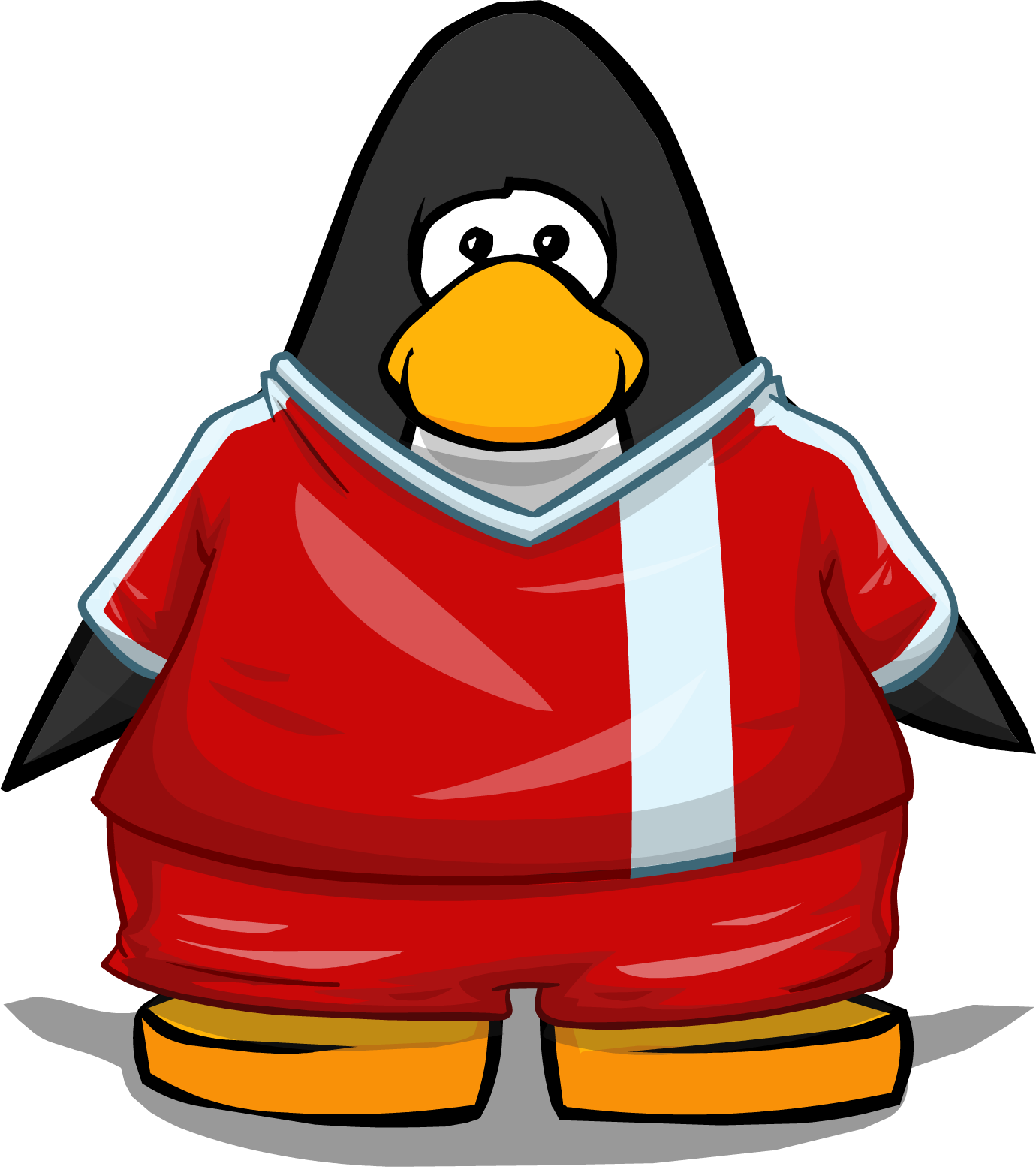 Custom Soccer Jersey 24122 On Player Card - Club Penguin Black Belt (1380x1554)