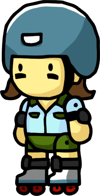 Roller Derby Girl - Scribblenauts Pilot (351x688)