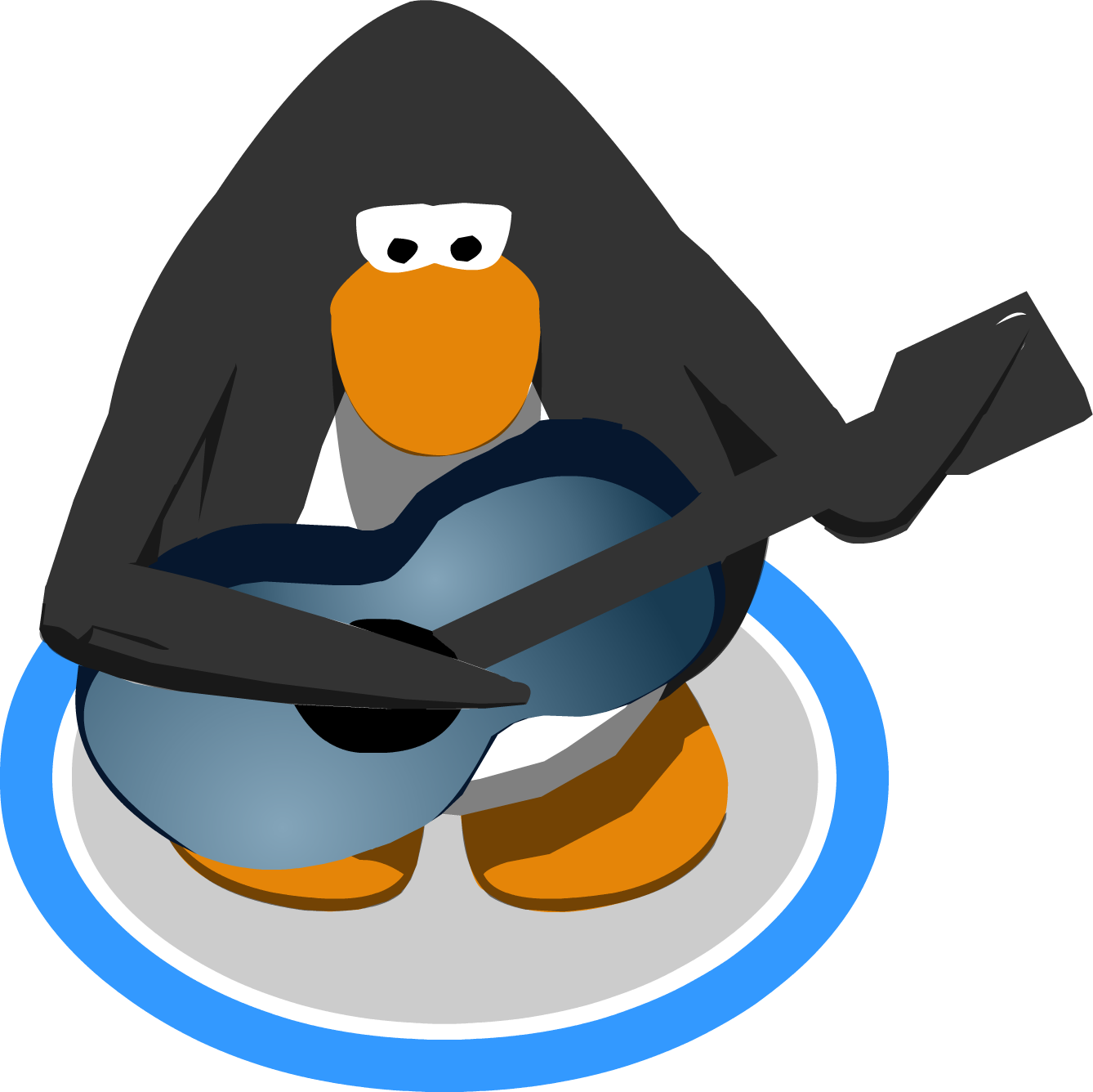 Oil Slick Guitar Special Dance - Club Penguin Guitar Special Dance (1338x1336)