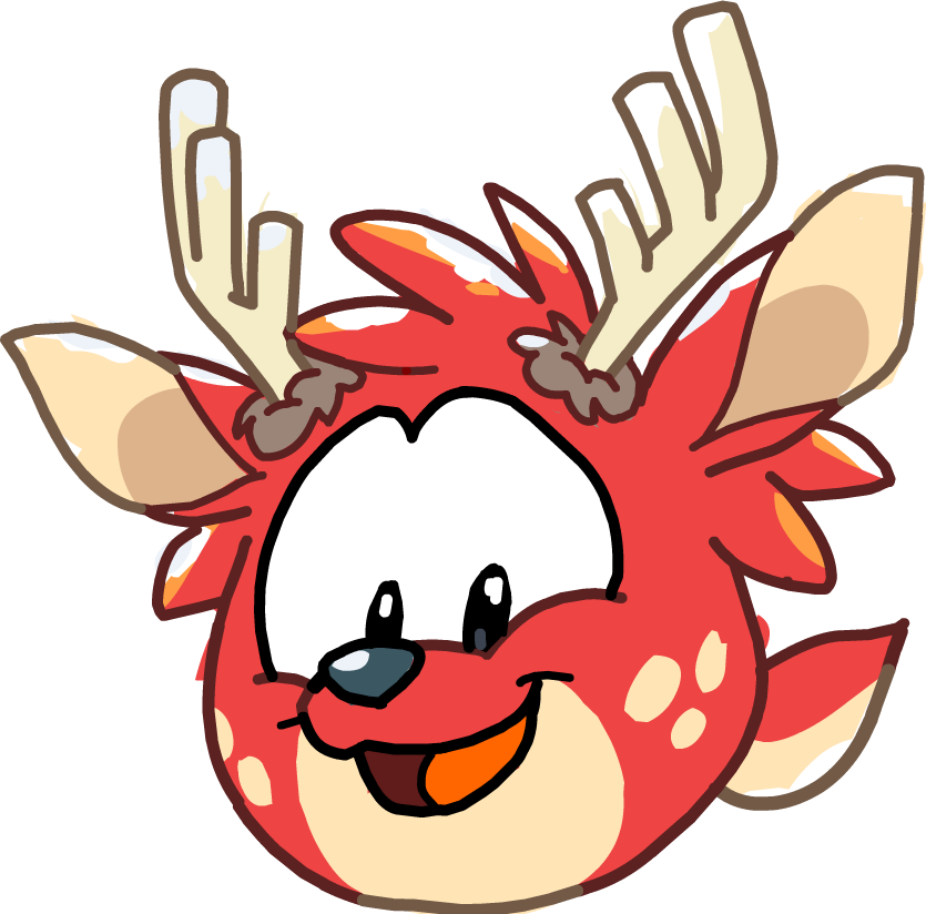 Sasquatch Story Red Deer - Club Penguin Deer Puffle (835x824)
