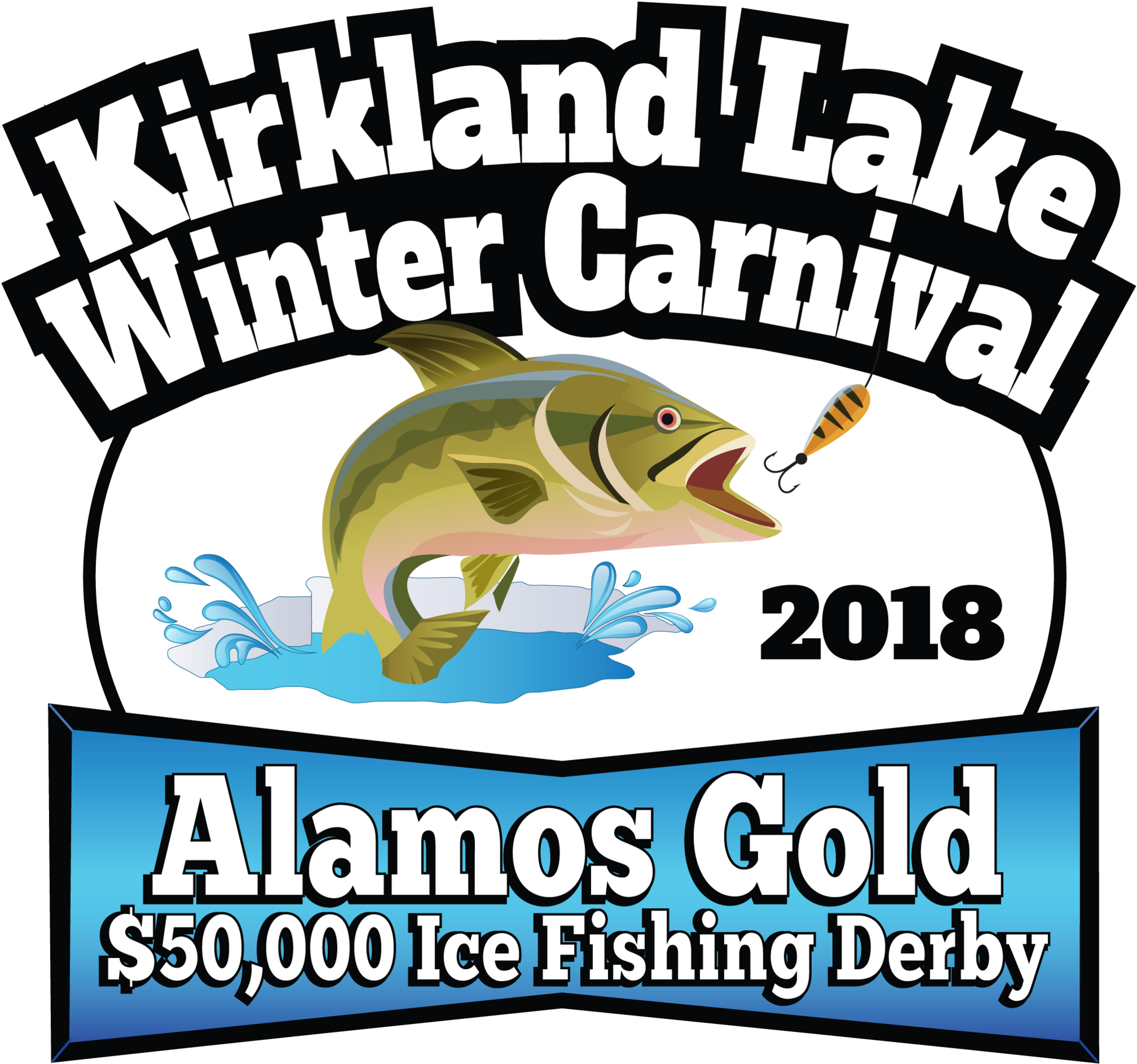 $50,000 Kirkland Lake Winter Carnival Fish Derby - Pull Fish Out Of Water (2048x1928)