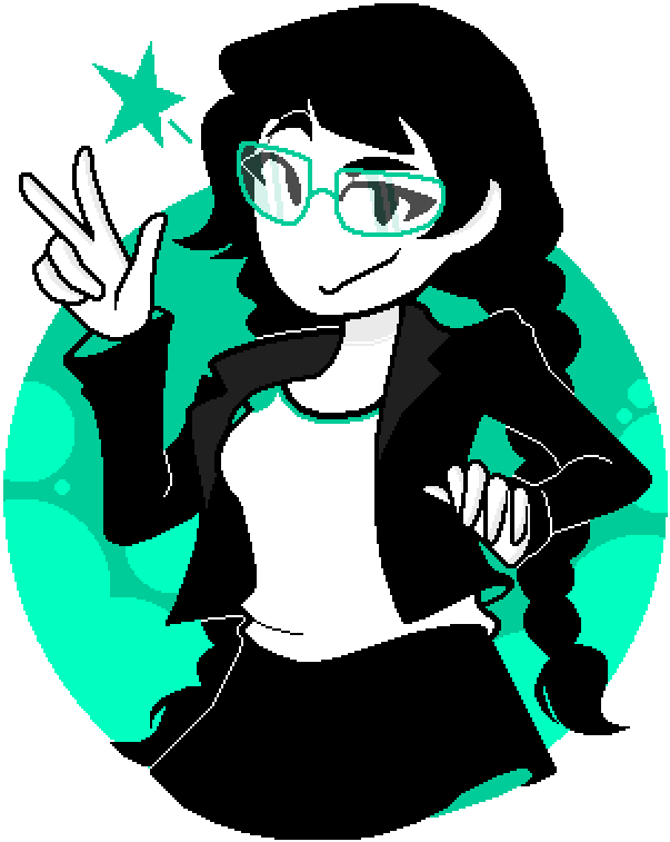 [ms Fankid] Black And Green, Derby Queen By Deepseahorror - Cartoon (684x793)