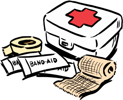 Graphics For First Aid Cartoon Graphics - First Aid - (432x351) Png Clipart  Download