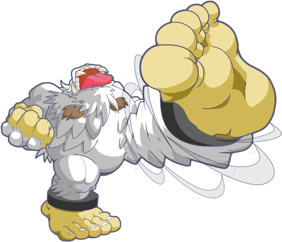Sasquatch Big Typhoon By Catchshiro - Talbain Ticklish By Lu 1 (955x836)
