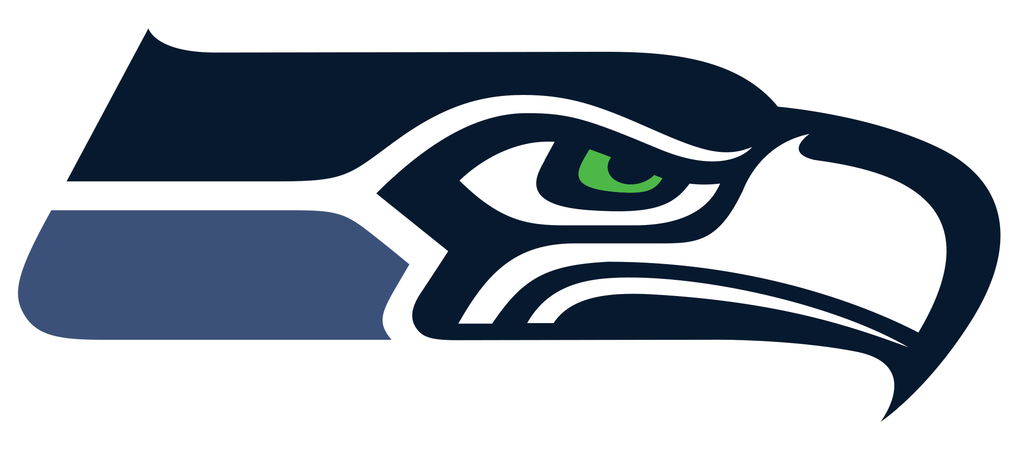 Seahawks Clipart - Nfl Seattle Seahawks Logo (2117x1023)