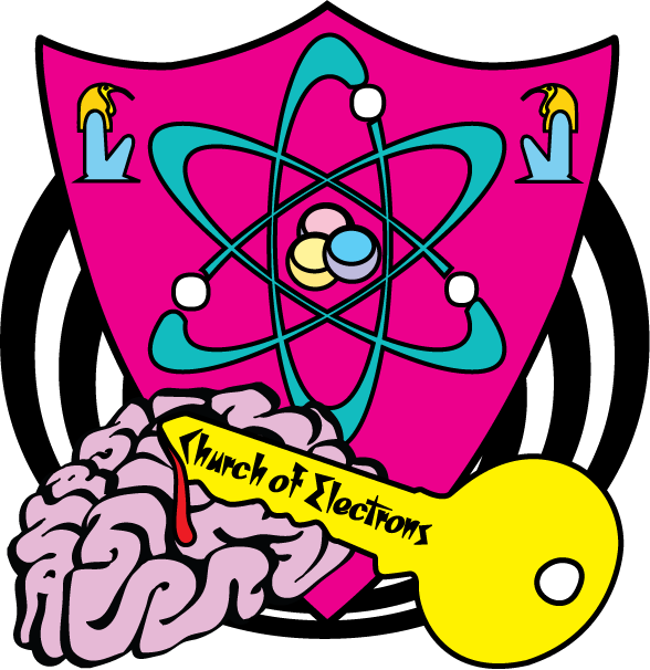 The Church Of Electrons - Zombies Ate My Brain Stadium Blanket (588x606)