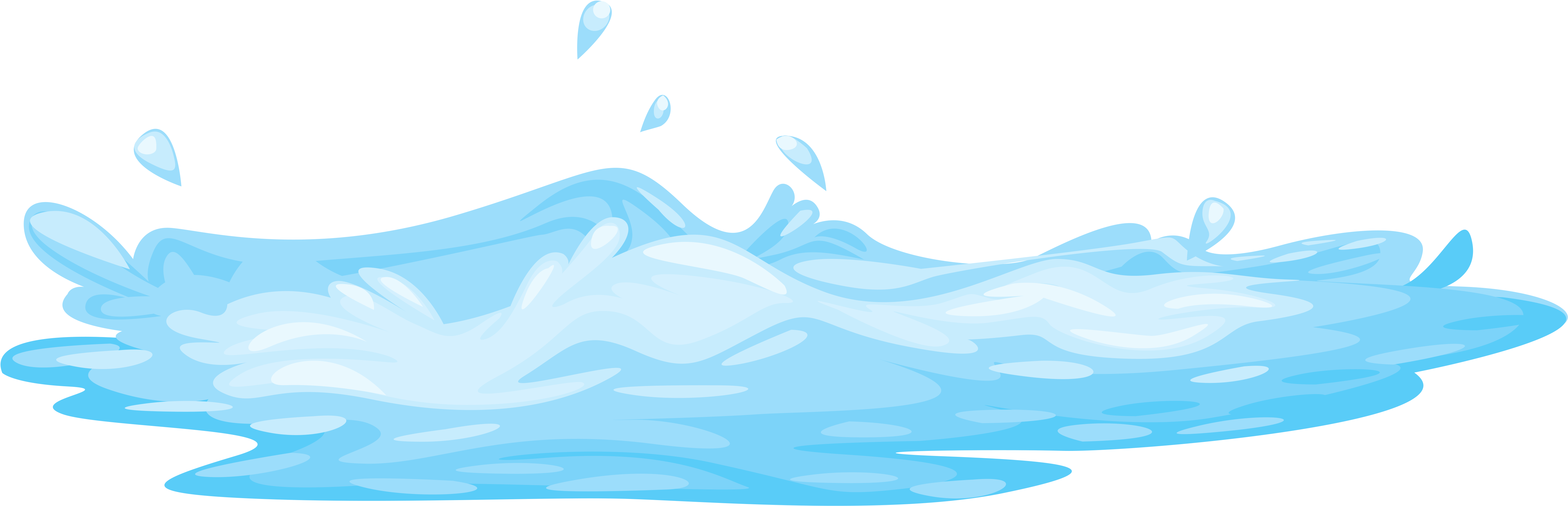Puddle Transparent Png Clipart - Puddle Clipart Png (6000x1866)