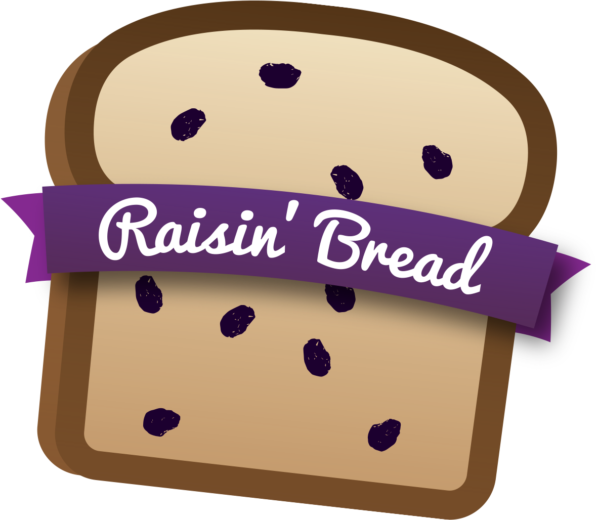 Raisin Bread Cartoon (1180x1028)