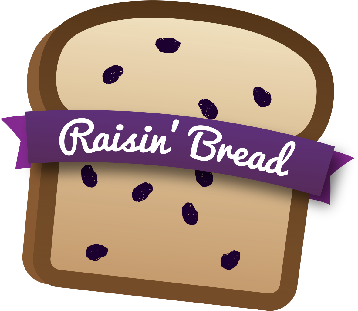 Raisin Bread Cartoon (1180x1028) Png Clipart Download
