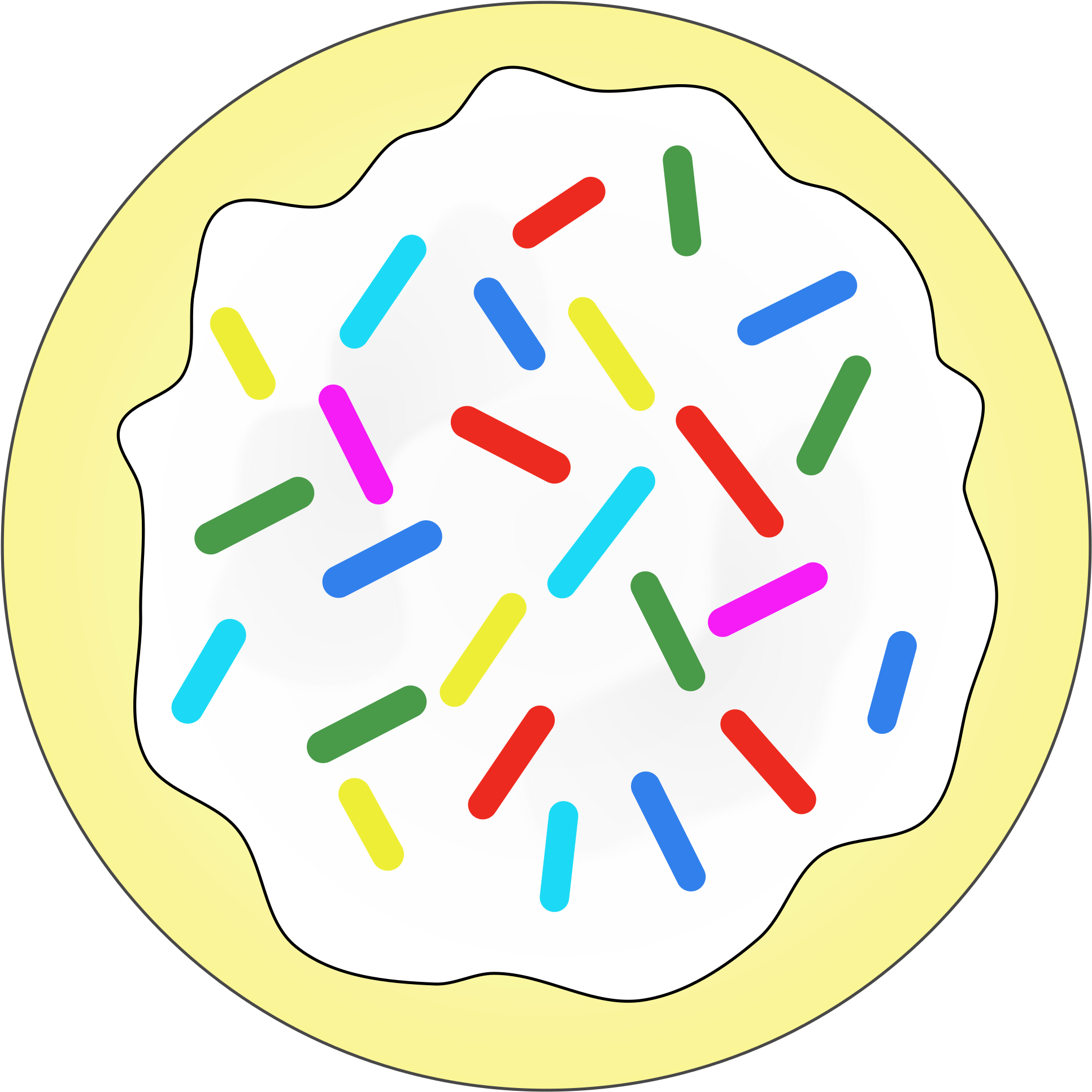 Clipart - Rainbow Sugar Png (2400x2400)