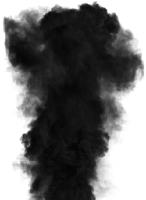 Smoke Clipart Dark Cloud - Black Smoke Transparent Png (1191x670)