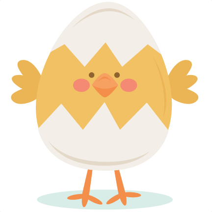 Chick In Egg Svg Scrapbook Cut File Cute Clipart Files - Cute Chick In Egg (432x432)