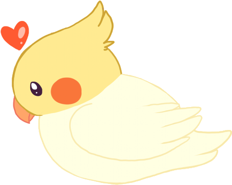 Free Cockatiel Page Doll By Rin-sketch - Drawing (472x382)