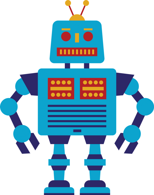 Robot - Time Lab Vbs Clip Art (632x800)