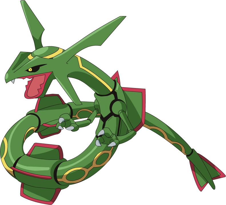 The Pokemon Wiki - Pokemon Rayquaza Png (791x717)