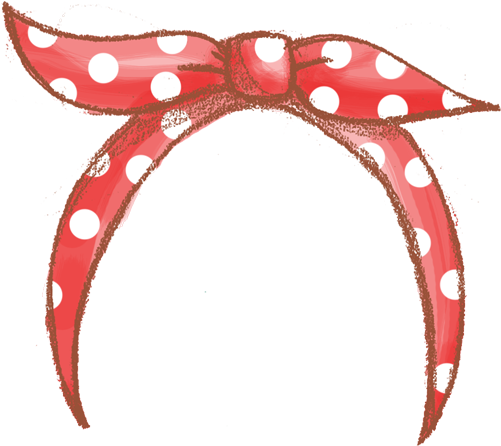 Polka Bandana - Scalable Vector Graphics (500x500)