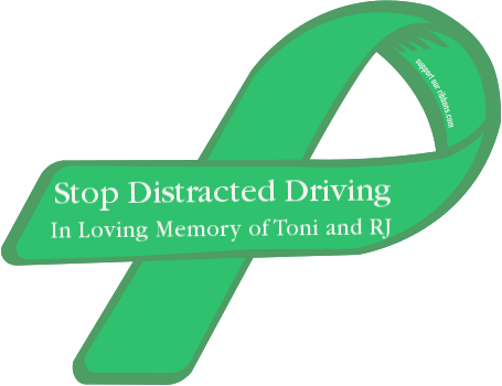 Distracted Driving Awareness Ribbon (455x350)
