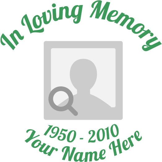 Custom In Loving Memory With Any Image Sticker - Loving Memory Decals (550x550)