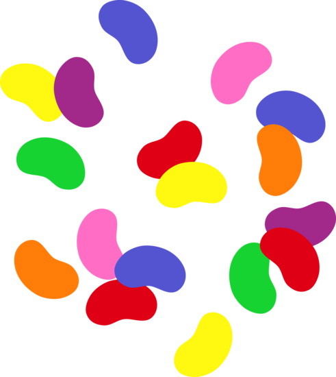 Jellybeans - Clip - Art - Jumping Beans Clip Art (535x600)