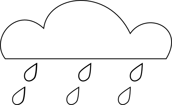Rain Cloud Png White (600x367)
