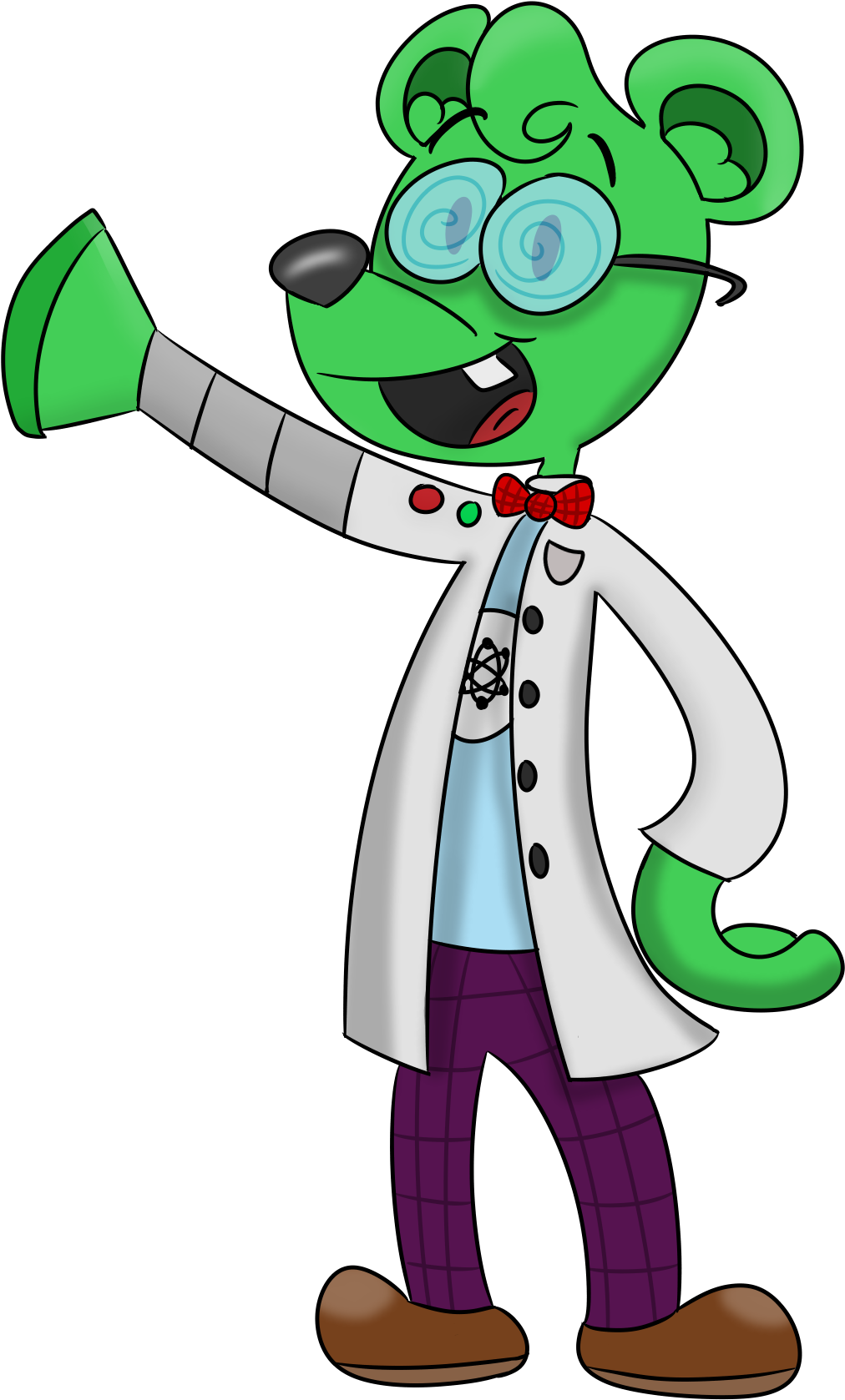 A Robotic Bear For A Chuck E Cheese Rip Off By Professor - Cartoon (1148x1774)