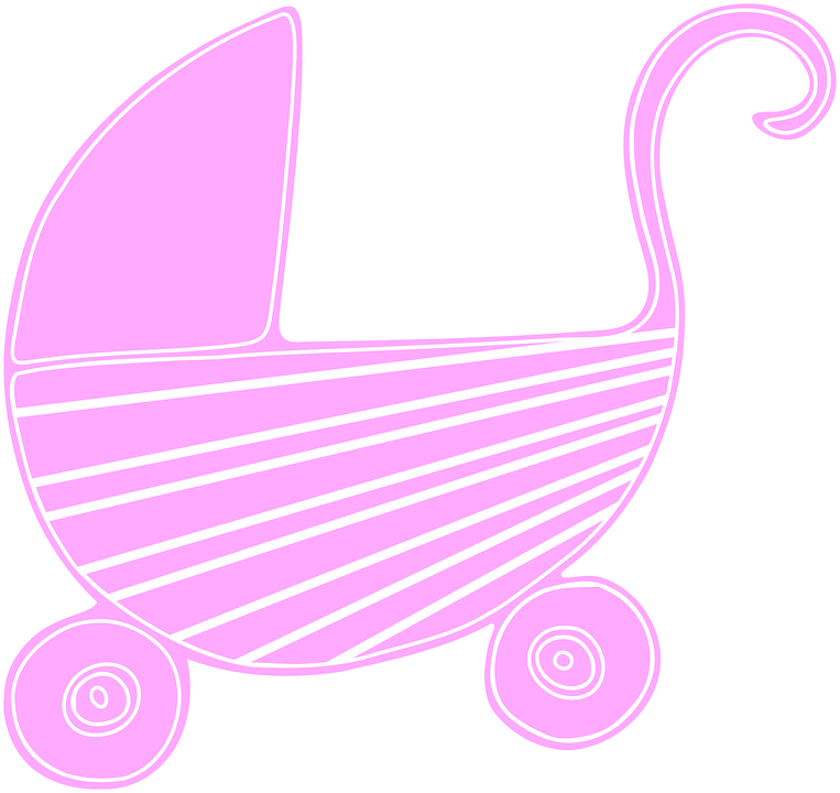 Cartoon Baby In Stroller 27, Buy Clip Art - Carrinho De Bebê Fundo Transparente (763x720)