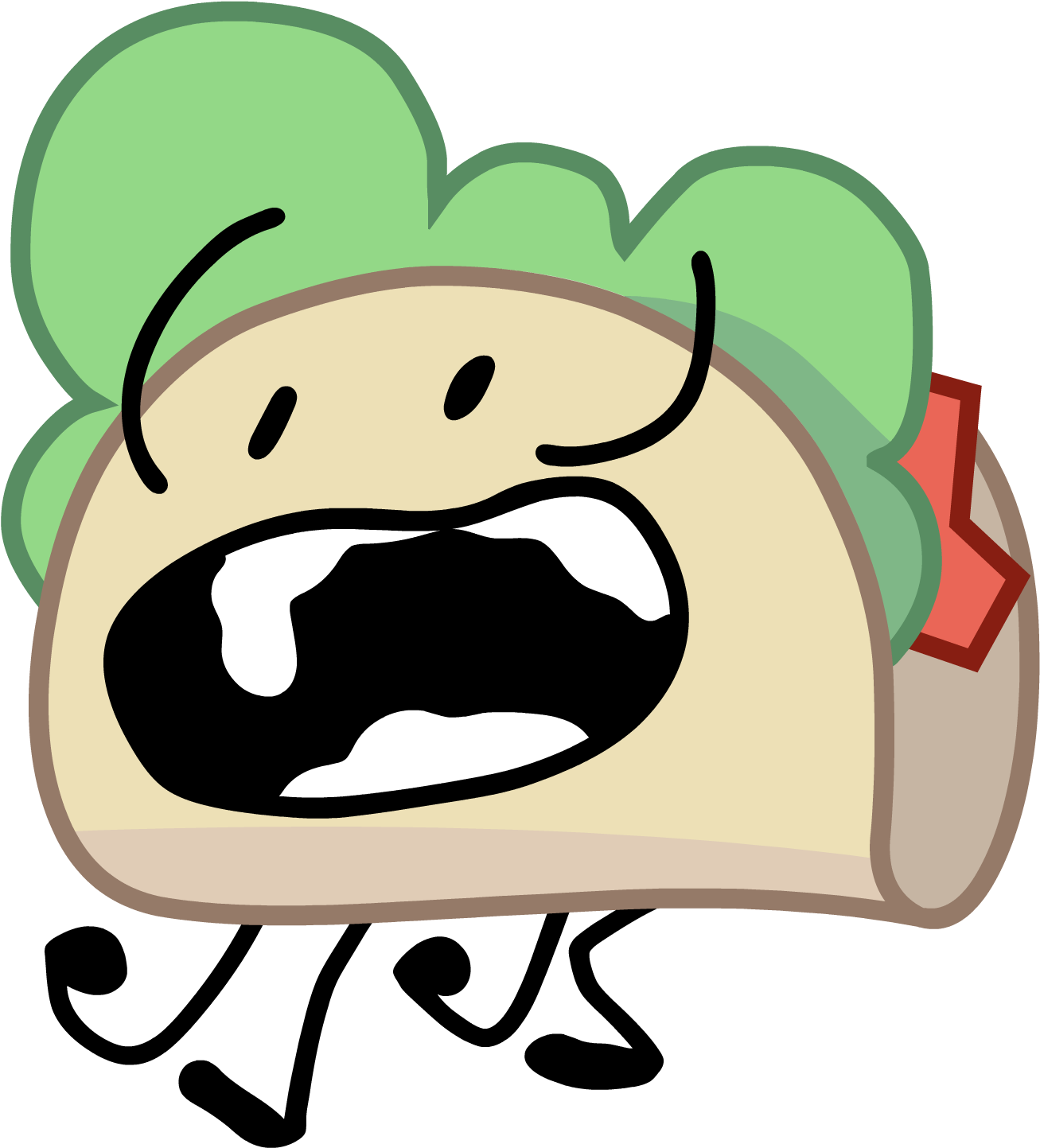 Taco Im Out - Taco X Bell Bfb (1402x1519)