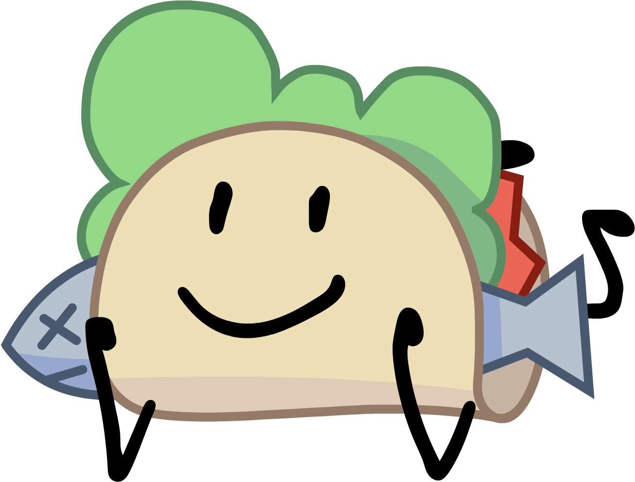 Taco Sitting - Taco X Bell Bfb (1368x1021)