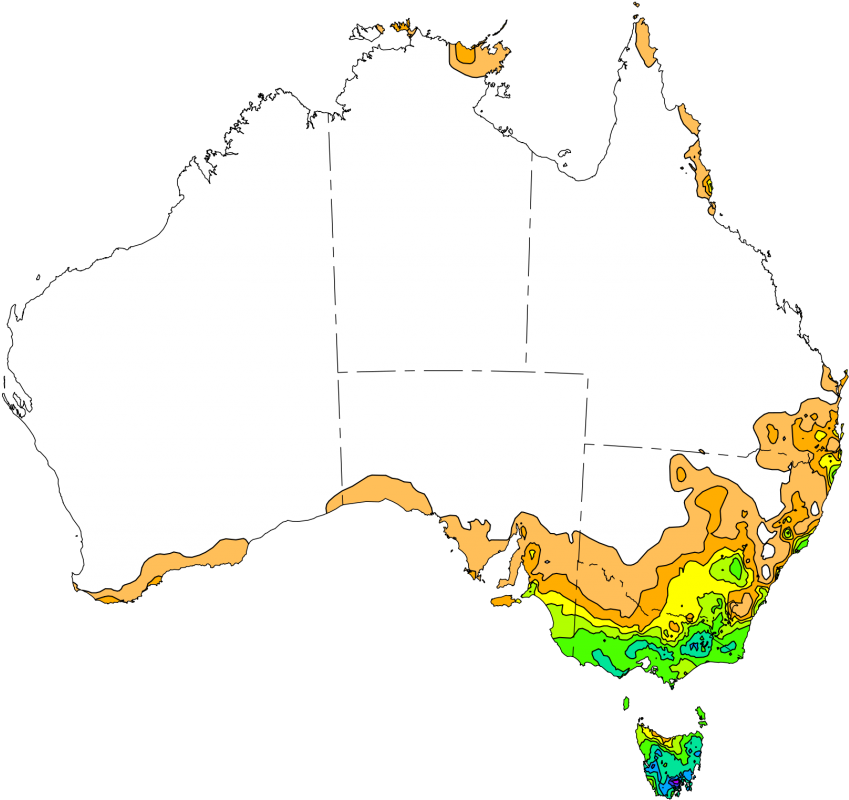 Weekly Rainfall Wrap 14 Day Rain Outlook, 16 May - Map Of Australia Hahndorf (1024x822)