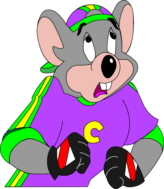 Here A Sad Chuck - Avenger Chuck E Cheese Vector (540x620)
