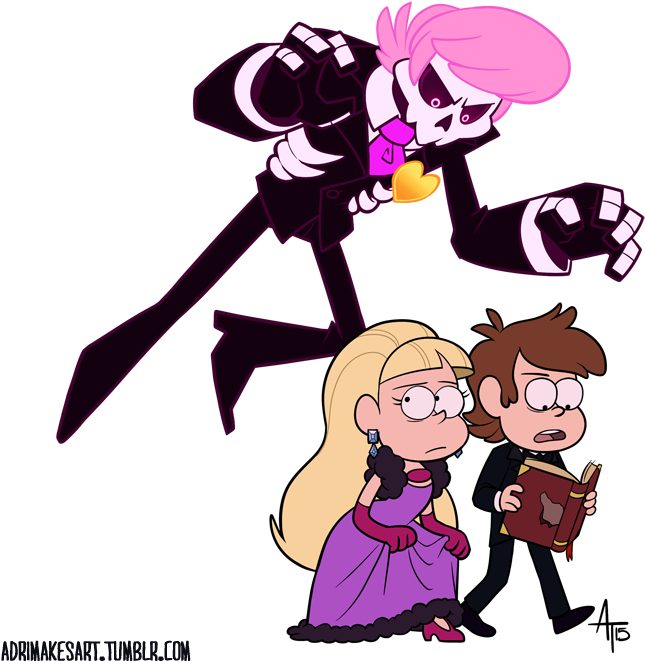 Mystery Person Clip Art - Mystery Skulls Gravity Falls (645x661)
