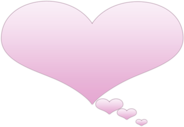 Thought Bubble Cartoon Speech Clip Art - Heart (650x459)