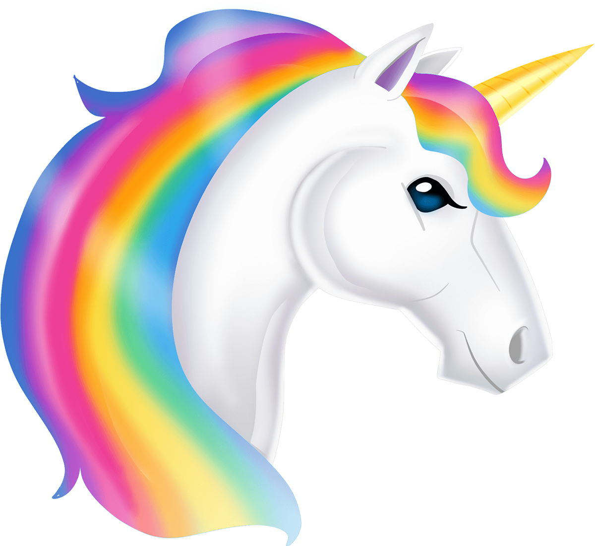 Unicorn Clip Art - Kawaii Unicorn (1200x1101)