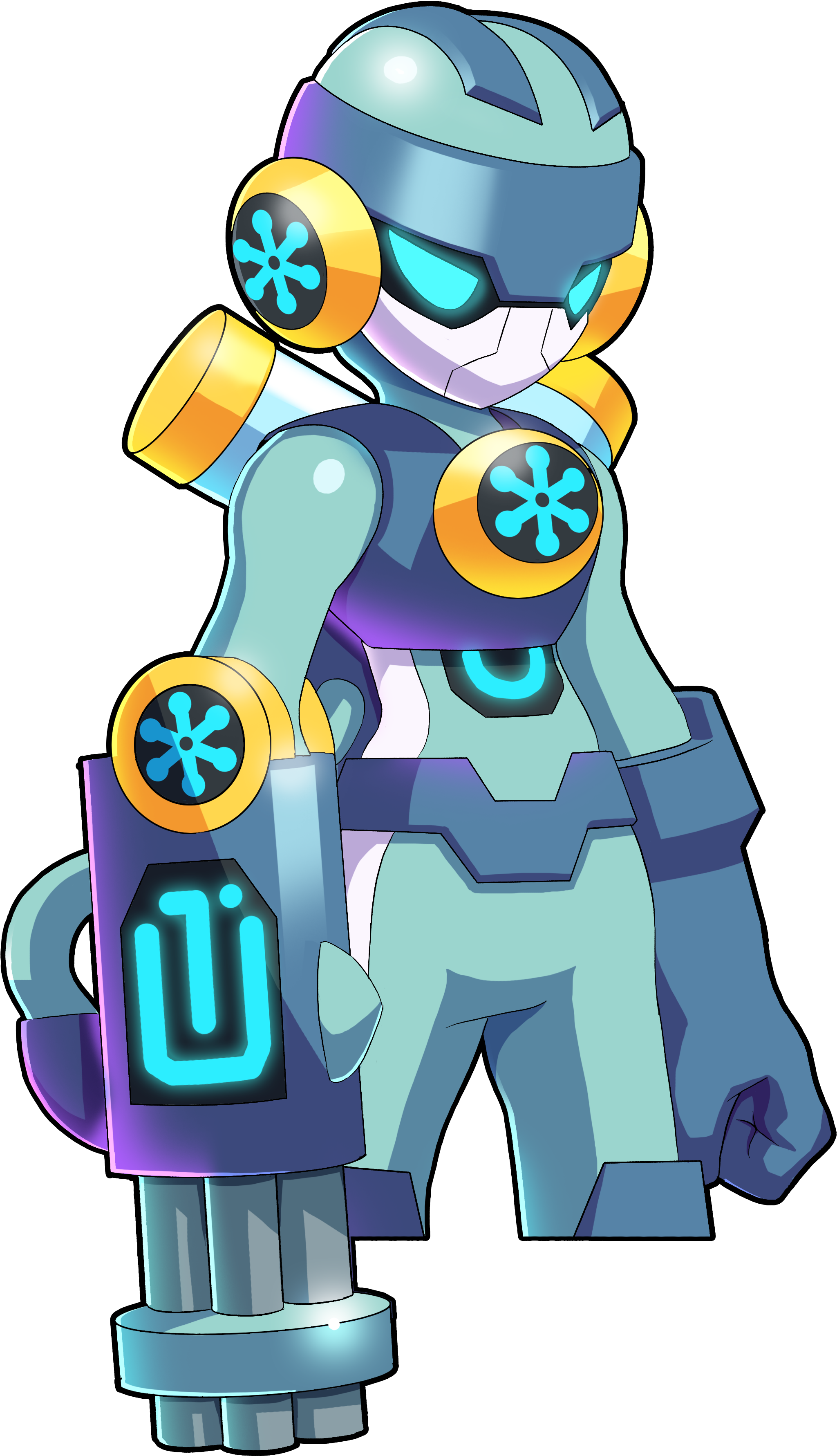 Exe Medium Shot By Ultimatemaverickx - Megaman Cryoman (2308x3761)