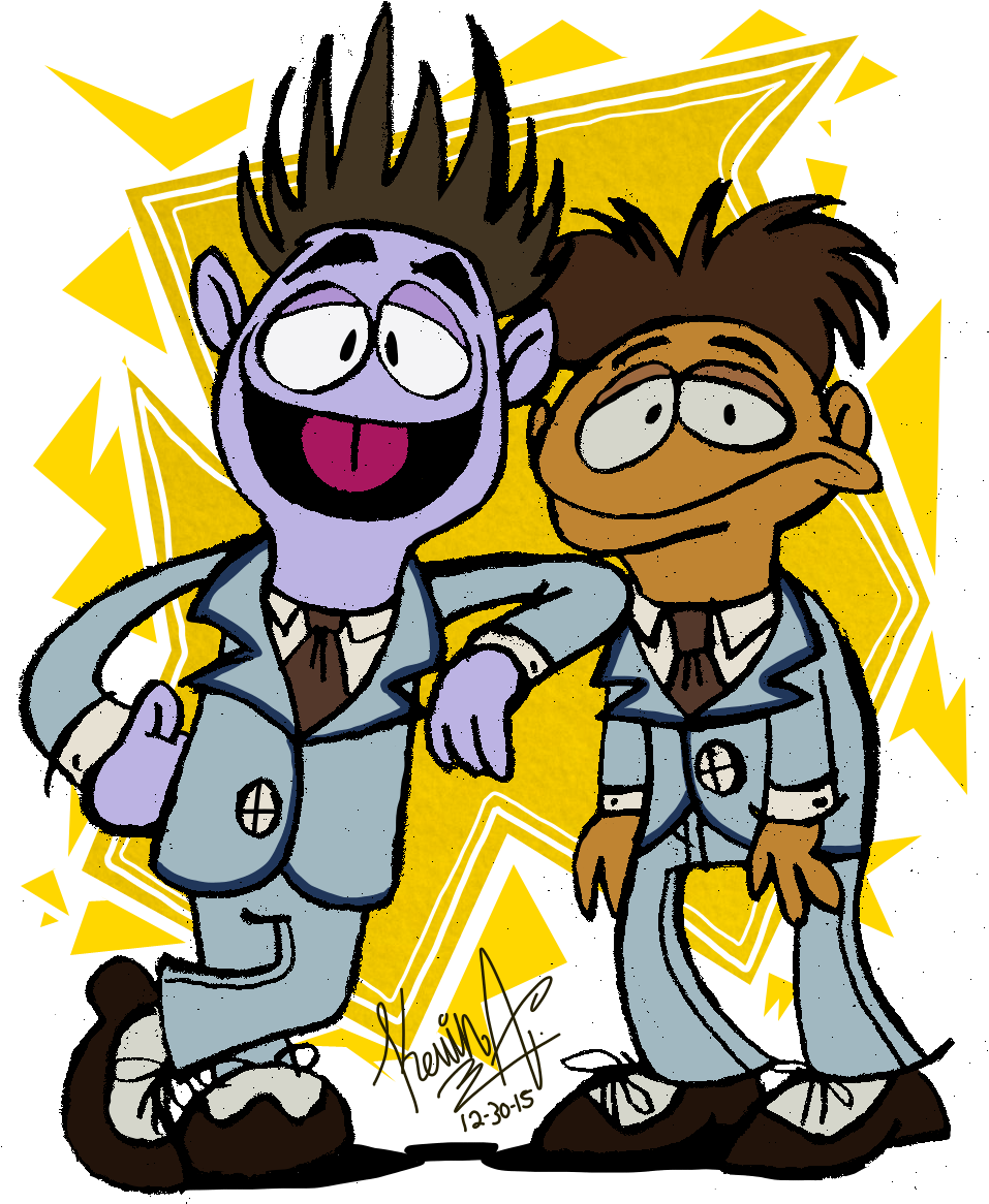 Crash From “crash & Bernstein” And Walter From The - Crash And Bernstein Muppets (960x1184)