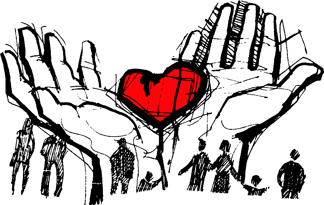 28 Collection Of Love Of God Drawing - Love God With Whole Heart (1076x678)
