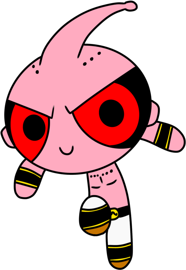 Majin Buu Powerpuff Girls Style By Taylorxxwolfie - The Powerpuff Girls (814x981)