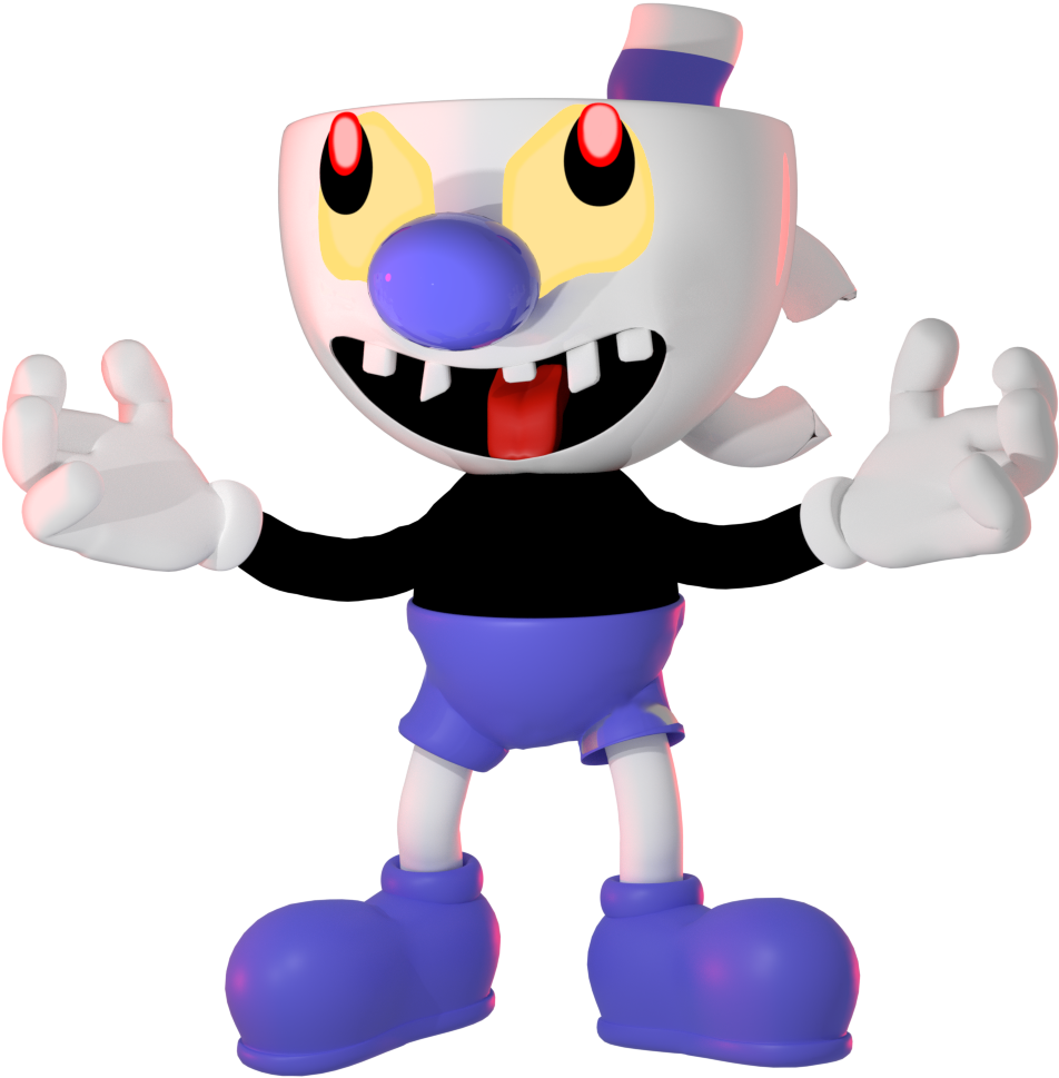 Stitchedaffliction 5 17 Mugman By The64thgamer - Mugman Bad Ending (1000x1000)